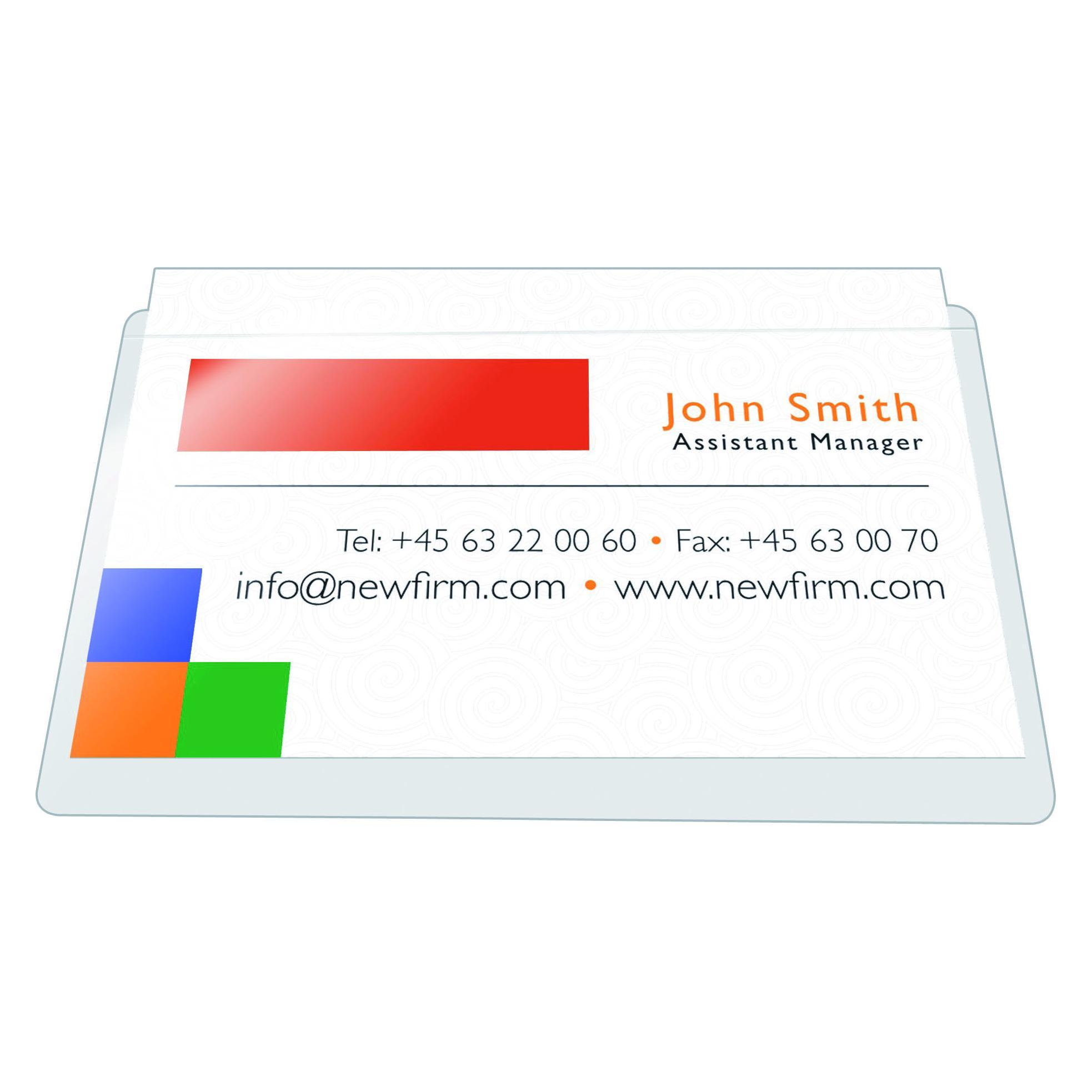 Q-Connect Visitenkartentaschen (10x) (KF27039)