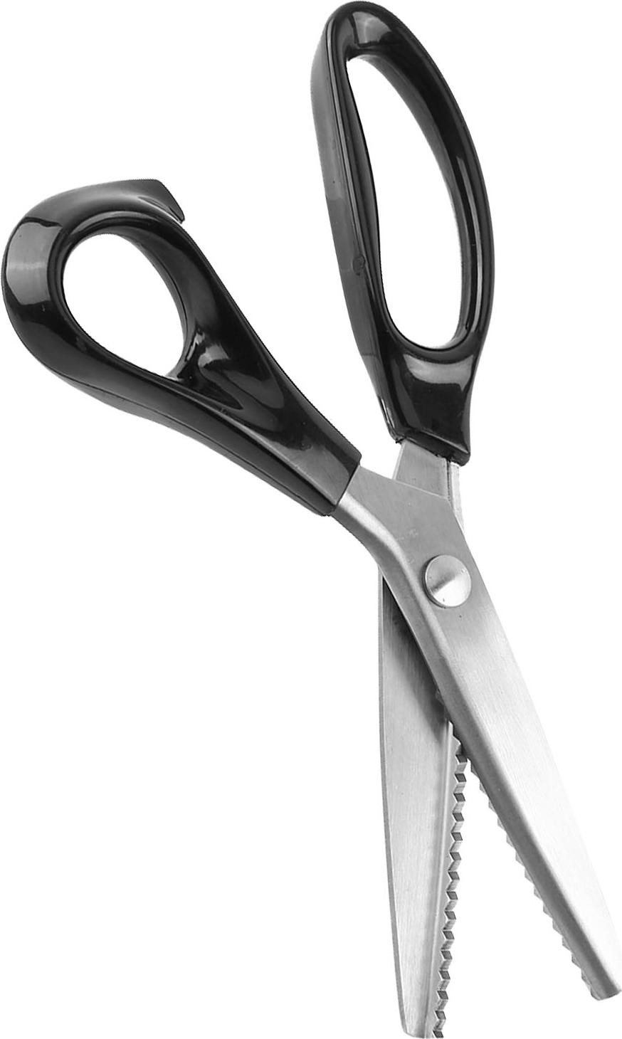 Gistuch Zickzackschaar voor stoffen met decoratieve driehoekige inkepingen van 3/5/7 mm