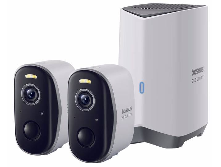 Baseus N1+ Outdoor 2St Outdoor Cam – Überwachungskamera – weiss
