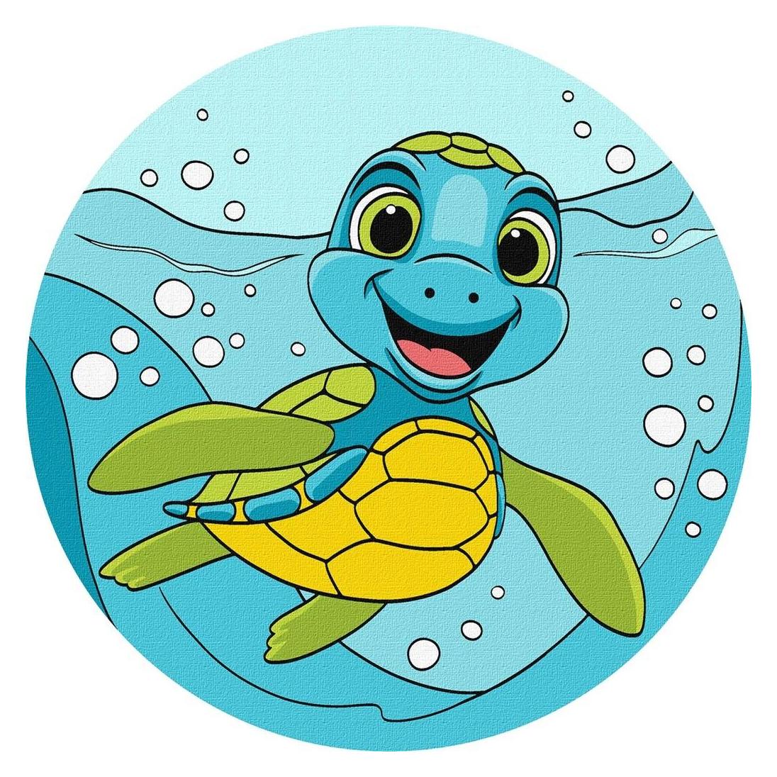 Norimpex Malen nach Zahlen - Süsse Schildkröte (53160211)