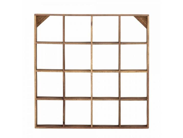 Étagère - BLOOMINGVILLE - Tilo - Bois récupéré - 70x70x10 cm - Marron
