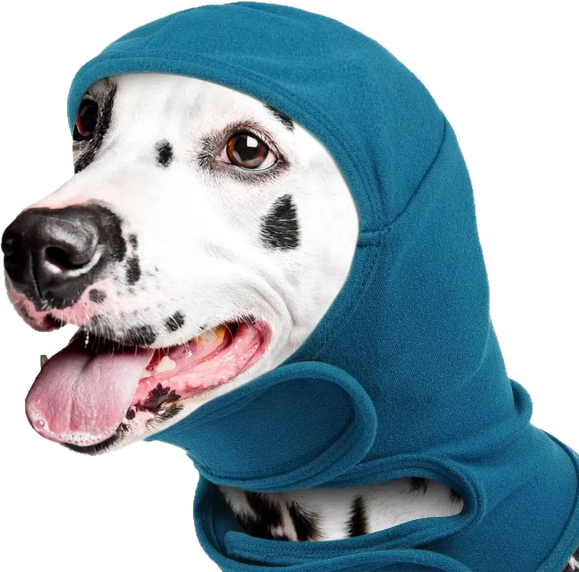 INF Geräuschunterdrückende Hundeohrenschützer – Beruhigende Kopfbedeckung zur Angstlinderung M Blau