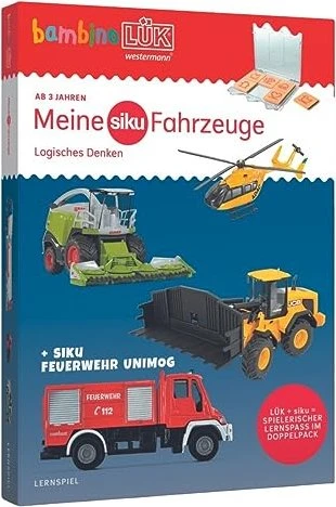 bambinoLÜK-Set: Meine siku Fahrzeuge - Logisches Denken, Lernbuch