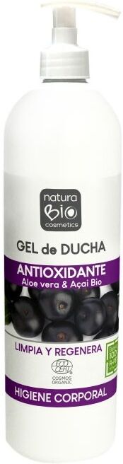 NaturaBIO Cosmetics Aloe & Açai Antioxidant Shower Gel 740 ml