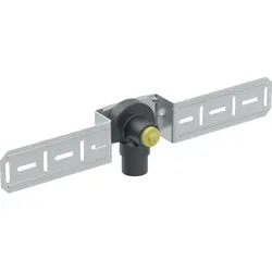 Geberit FlowFit Anschlusswinkel 90Gr vormontiert einfach Rg+ d20-Rp1/2 L:52mm