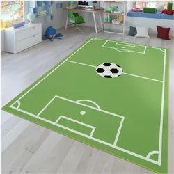 TT Home, Spielteppich + Spielmatte, Kinderzimmerteppich Teppich Junge Mädchen Kinderteppich Baby Rutschfest Strasse (160 x 120 cm)