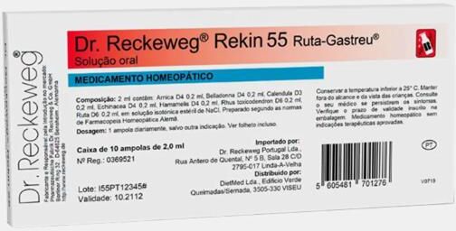 DR. RECKEWEG REKIN 55 10 AMPOLAS