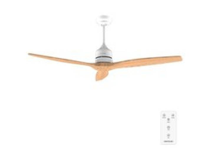 Cecotec Ventilateur de Plafond EnergySilence Aero 5270 LightWood 40W Moteur DC Diamètre 132 cm Télécommande Minuteur
