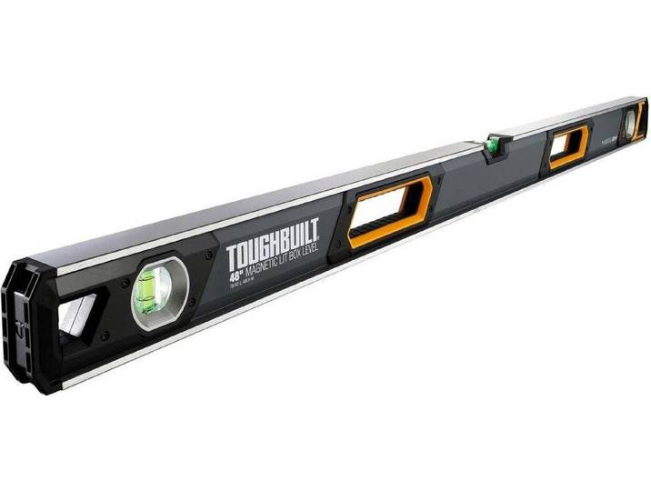 Toughbuilt - niveau à bulle magnétique éclairé 120 cm
