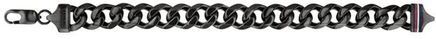 Tommy Hilfiger Herrenarmband Dressed up aus schwarzem Edelstahl schwarz