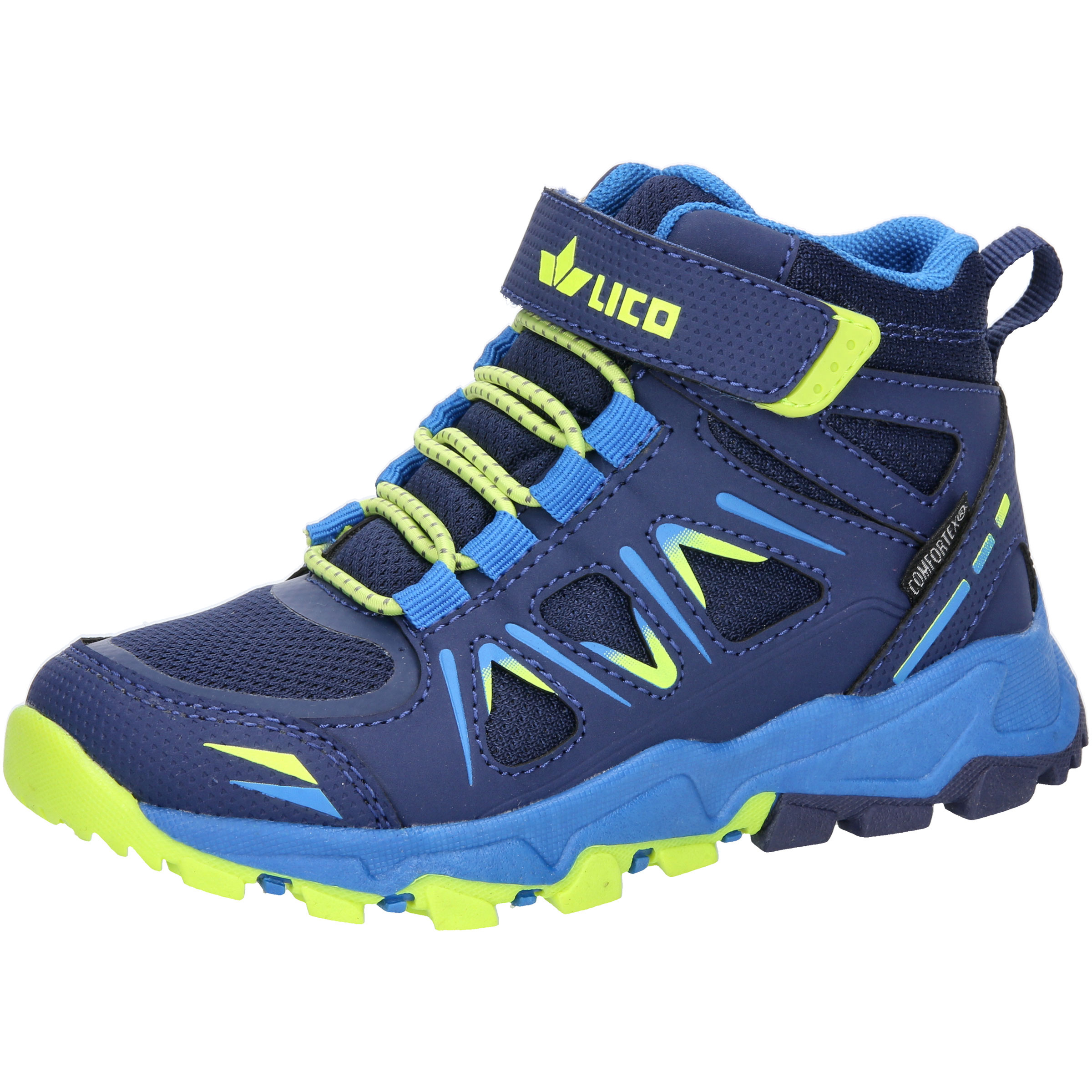 Lico Allen High VS Kinder Wanderschuhe blau Größe 33 Trekking Widerstandsfähig