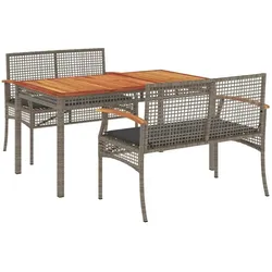 vidaXL, Gartentisch + Balkontisch, Fadenen (Bank) (140 x 80 x 74 cm)