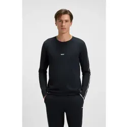 BOSS für Herren. 50550484 Einzigartiges T-shirt navy (L), Lässig, Baumwolle, Langarm, Marine