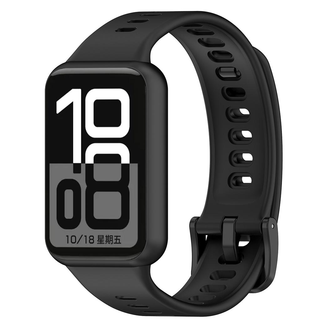 Techsuit - Watchband (W081) - Honor Band 11 / Band 11 Pro - Black (Silicone) (76154050)