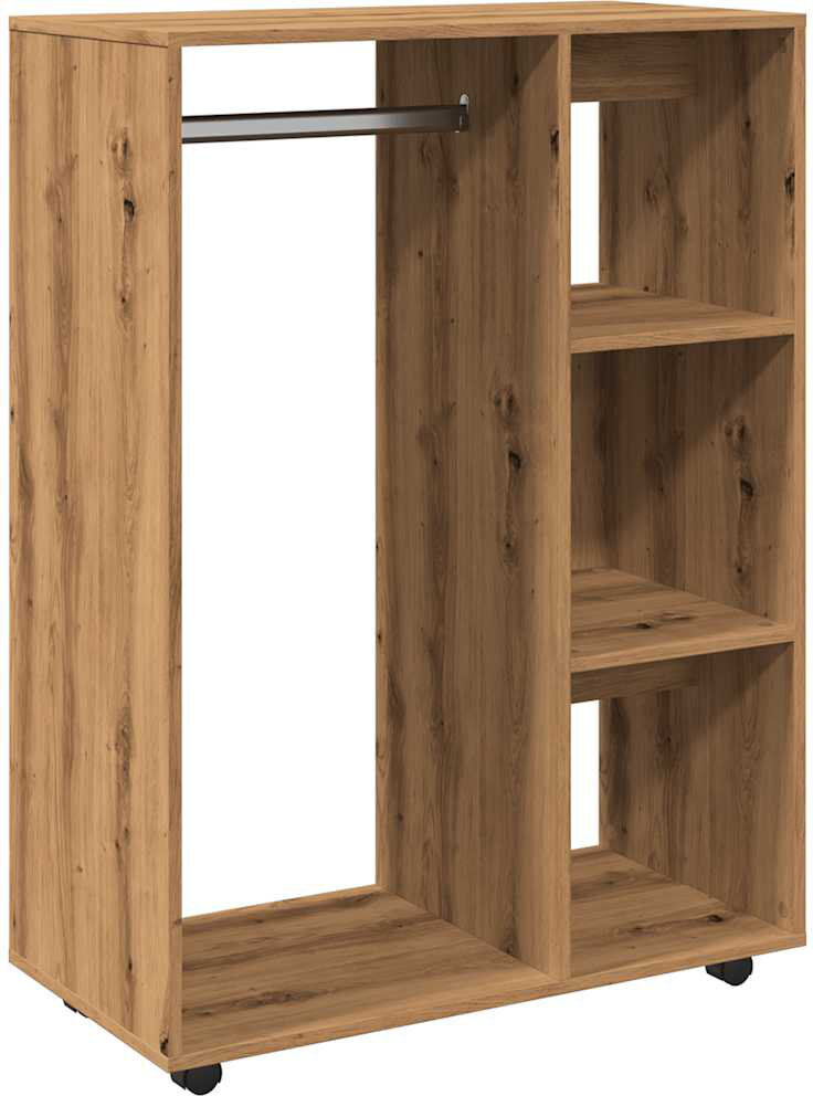 Ebern Designs Ayanda Manufactured Wood Wardrobe Artisan Oak 110cm H X 80cm W X 40cm D