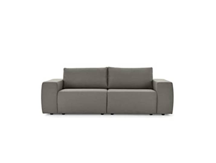 LOOKS by Wolfgang Joop Looks II Designer Bigsofa, Sofa, Polstersofa, grau, 242x89x70 cm