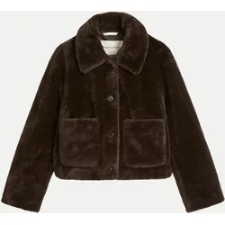 Teddy-Jacke 0344-Burnt Coffee 42