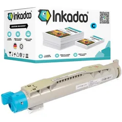 Inkadoo, Toner, Toner kompatibel zu Epson C13S050244 / 0244 Toner, cyan Cyan (C)