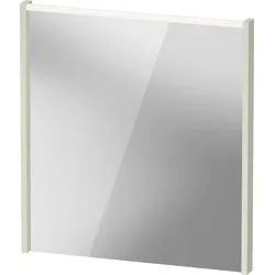 Duravit D-Code Spiegel, LED-Lichtfeld oben, 650x700mm, externer Lichtschalter notwendig, 5 W, DC70760HHHH0000, Farbe: Blassgrün matt