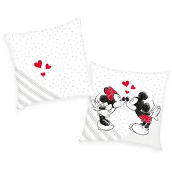 Herding Disney's Mickey & Minnie Soft Velboa Kissen Größe 40x40 cm