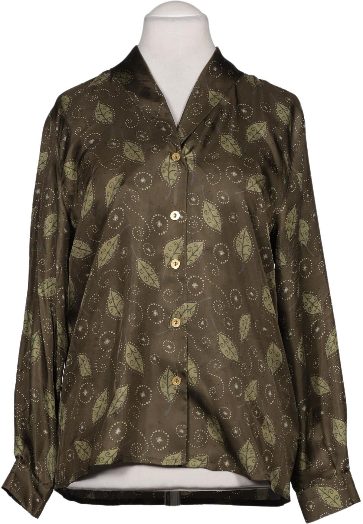 Basler Damen Bluse, Grün, Gr. EU 38, Seide - Second Hand
