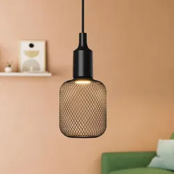 OSRAM VINTAGE 1906 PenduLum BELL Ø 9cm Schwarz aus Kunststoff - Schlichte Pendelleuchte mit E27 Fassung ohne Leuchtmittel