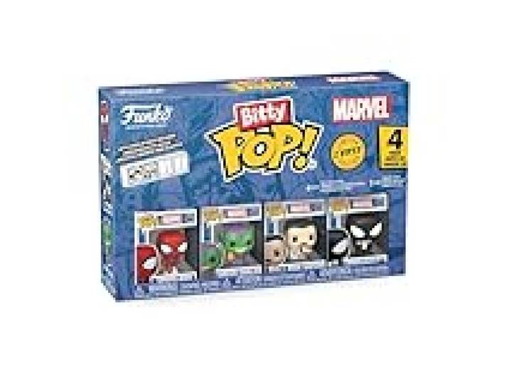 Funko Bitty Pop! 4 Pack: Spider-Man, Green Goblin (1 in 6 Chase Chance)