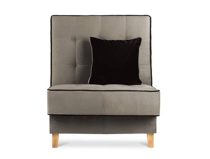 KONSIMO® Sessel DOZER Sessel, Velours,mit Wellenunterfederung,Liegefläche:120x80cm