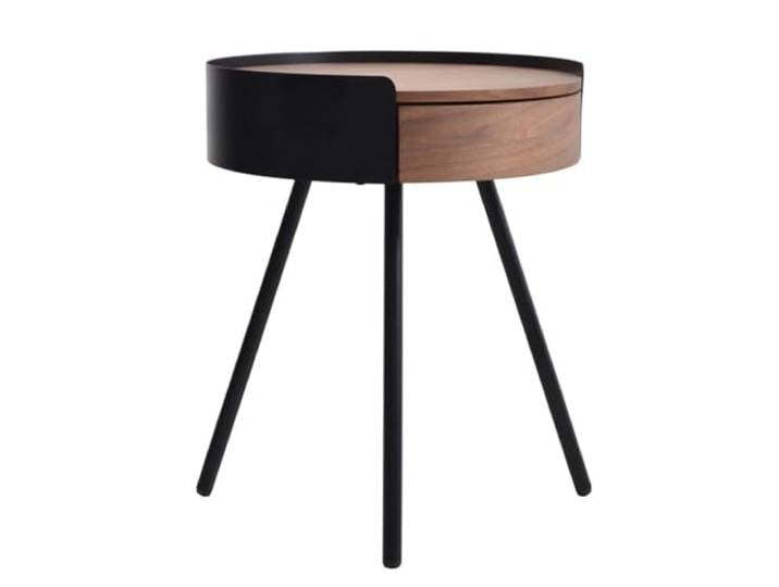 9bbhfJw4R Couchtisch im Landhausstil Runder Sofa-Beistelltisch, Schlafzimmer-Nachttisch, modern und minimalistisch