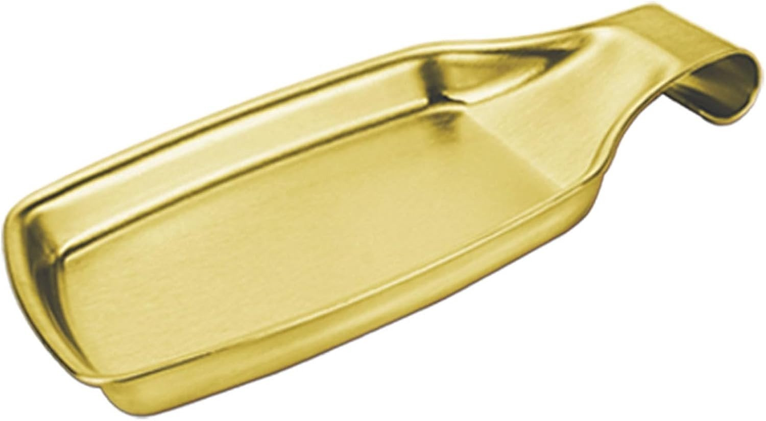 Lichtgewicht en compacte lepelhouder van RVS voor keukenaccessoires in goud
