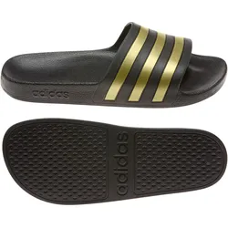 adidas Adilette Aqua Badelatschen EG1758 - core black/gold met./core black 39