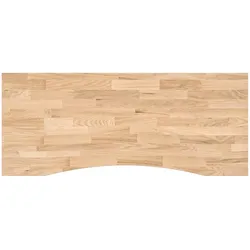 vidaXL Schreibtischplatte Unbehandelt 120x50x2,5 cm Massivholz Eiche
