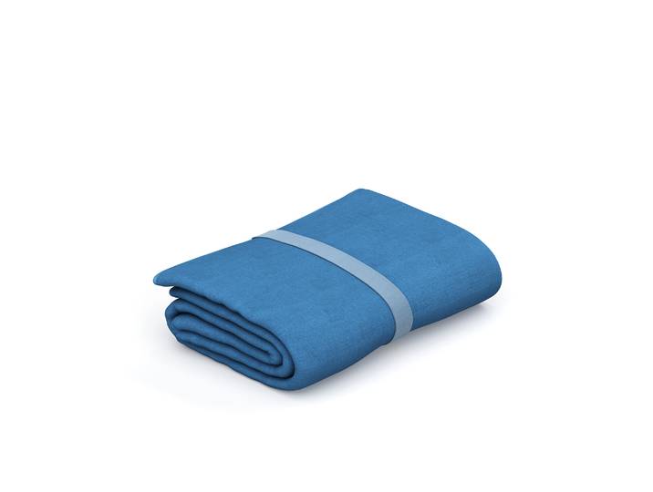 Mikrofaser Handtuch 50 x 100 cm hellblau