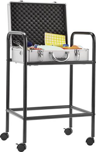 Magnetoplan 11115101 Moderationskoffer Stahl 530mm x 800mm x 400mm Schwarz
