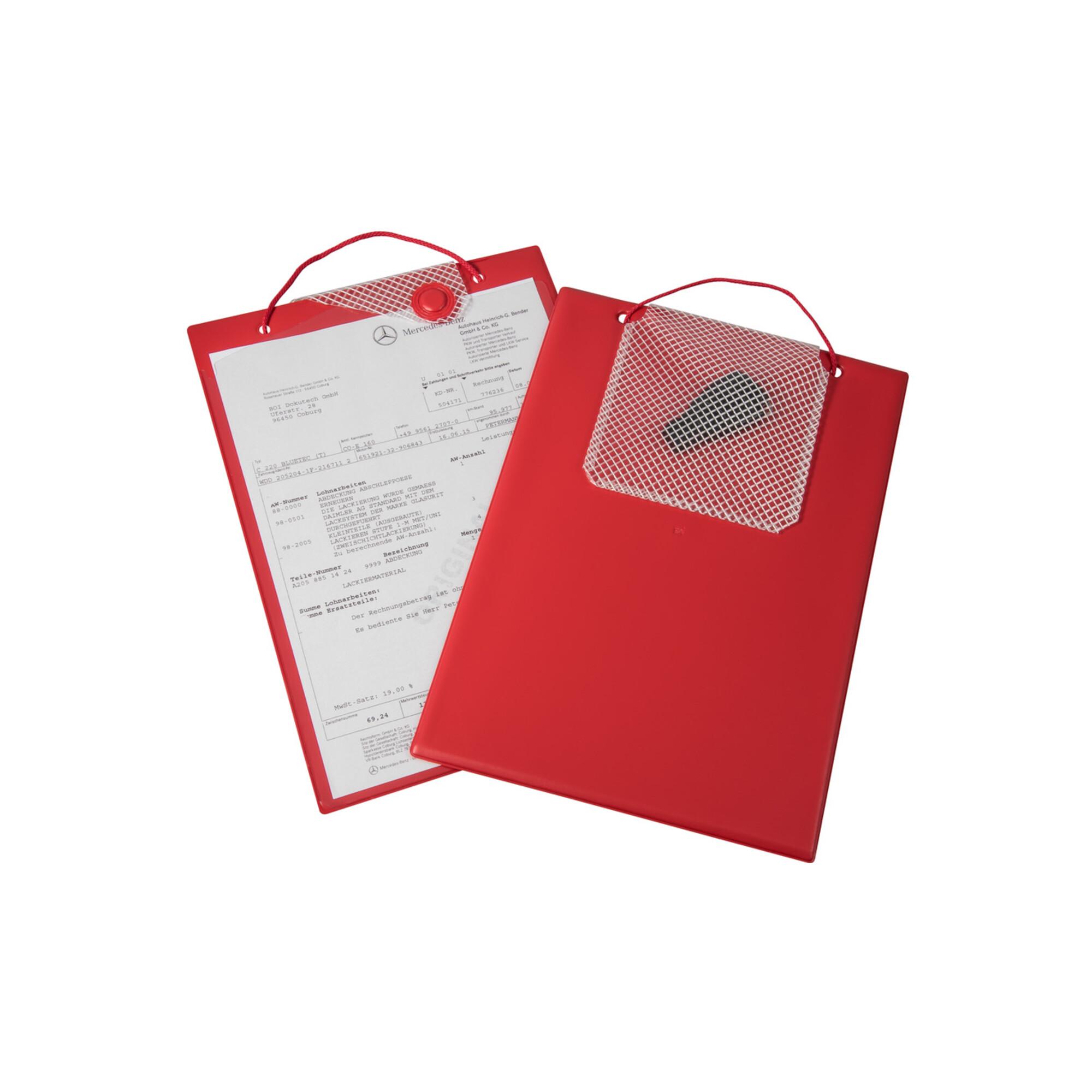 Eichner KFZ-Auftragstasche mit Magnetverschluss Rot (9219-00140)