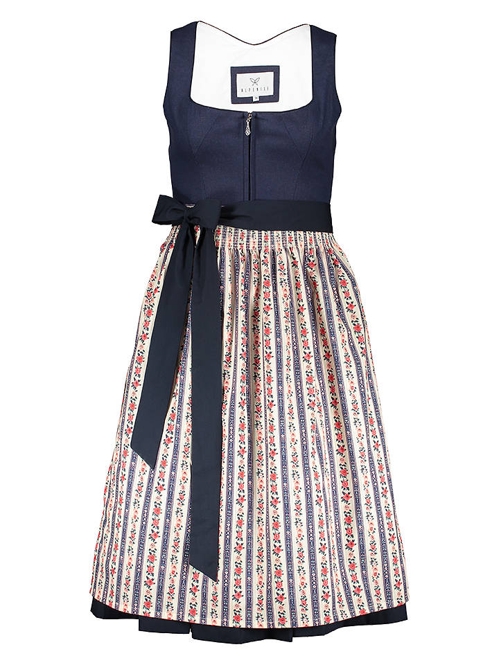 Alpenfee Dirndl "Vivi" in Dunkelblau - 52