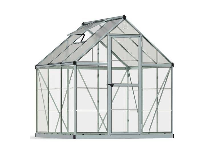 Palram Gewächshaus Hybrid Silber 2 × 2