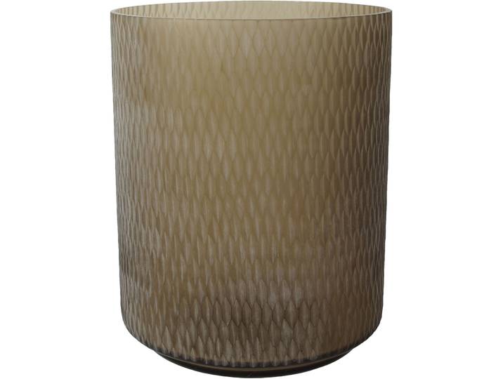 Windlicht Urban grau Glas H 38 cm - Windlicht