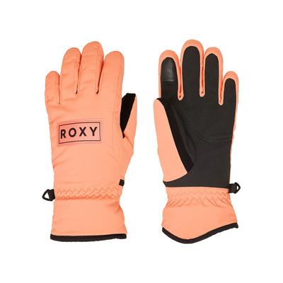 Snowboardhandschuhe ROXY "Freshfield Girl", Kinder, Gr. M, orange (coral chic), Obermaterial: 50% Polyester, 50% Polyurethan., Handschuhe
