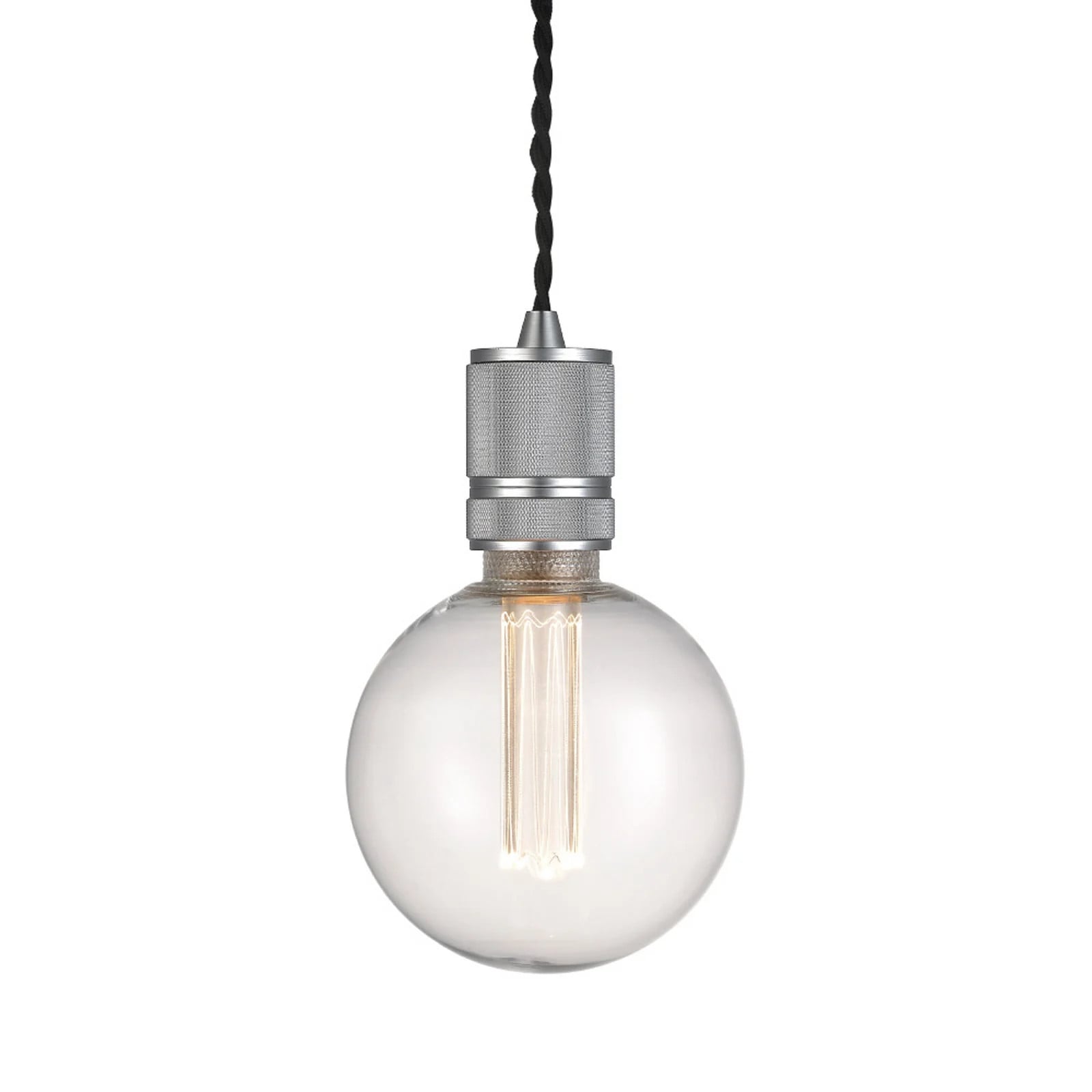 Halo Design HALO hanglamp mat zilver aluminium E27 hoogte 8 cm