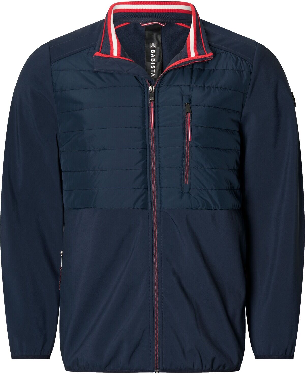 Softshelljacke BABISTA "Softshelljacke TINAGIO", Herren, Gr. 48, blau (dunkelblau), Jacken Softshelljacke