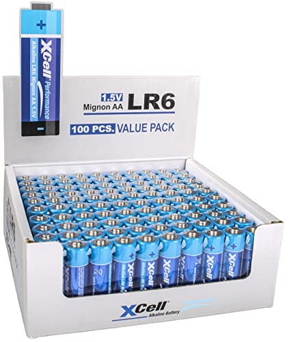 XCell Alkaline Batterij LR6 Mignon AA 1,5V, 100 stuks
