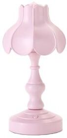 Everyday Crate Retro USB Rechargeable Bedside Lamp With LED Eye Protection Light pink