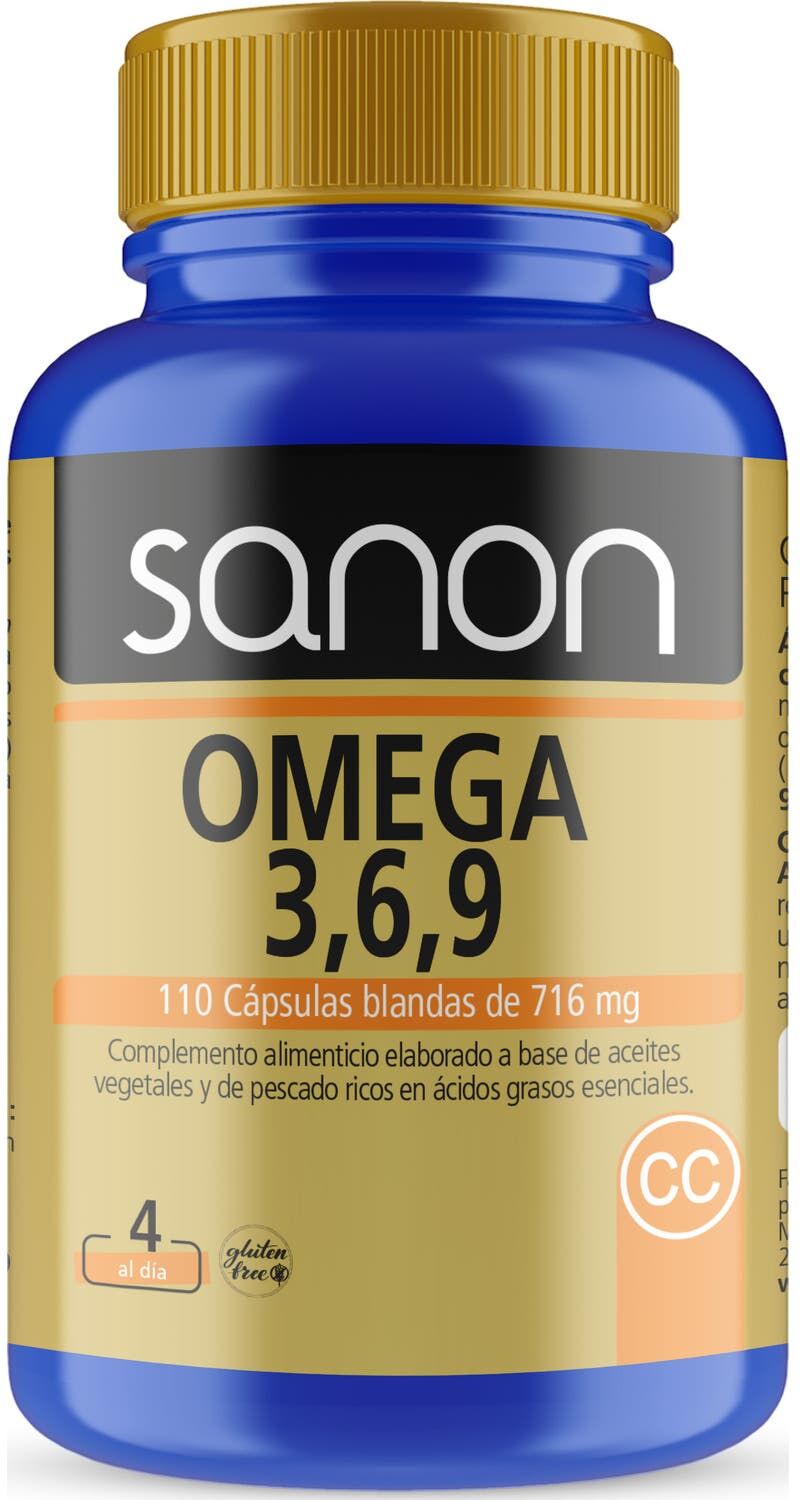 Sanon Omega 3 6 9 110 cápsulas blandas