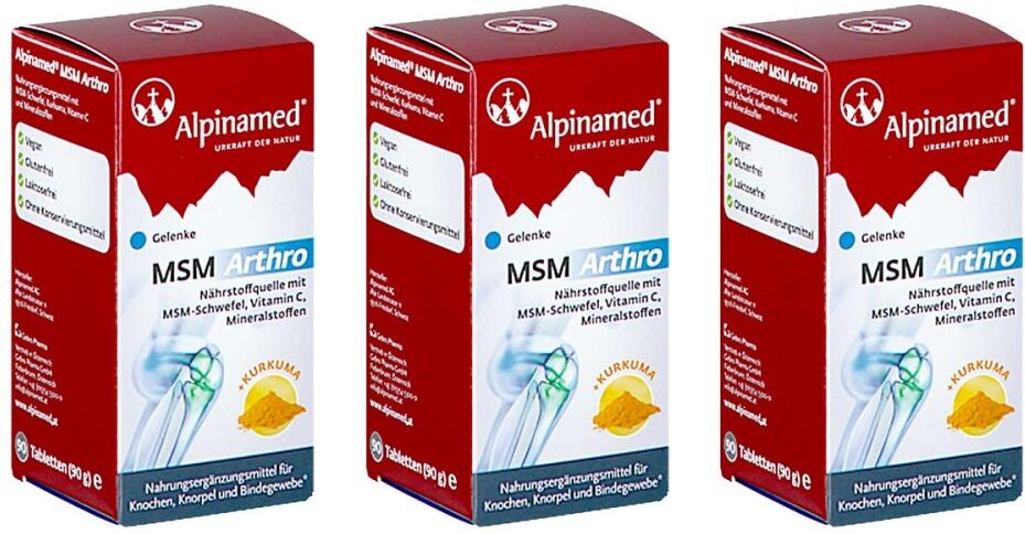 Alpinamed MSM Arthro Tabletten 3x90stk