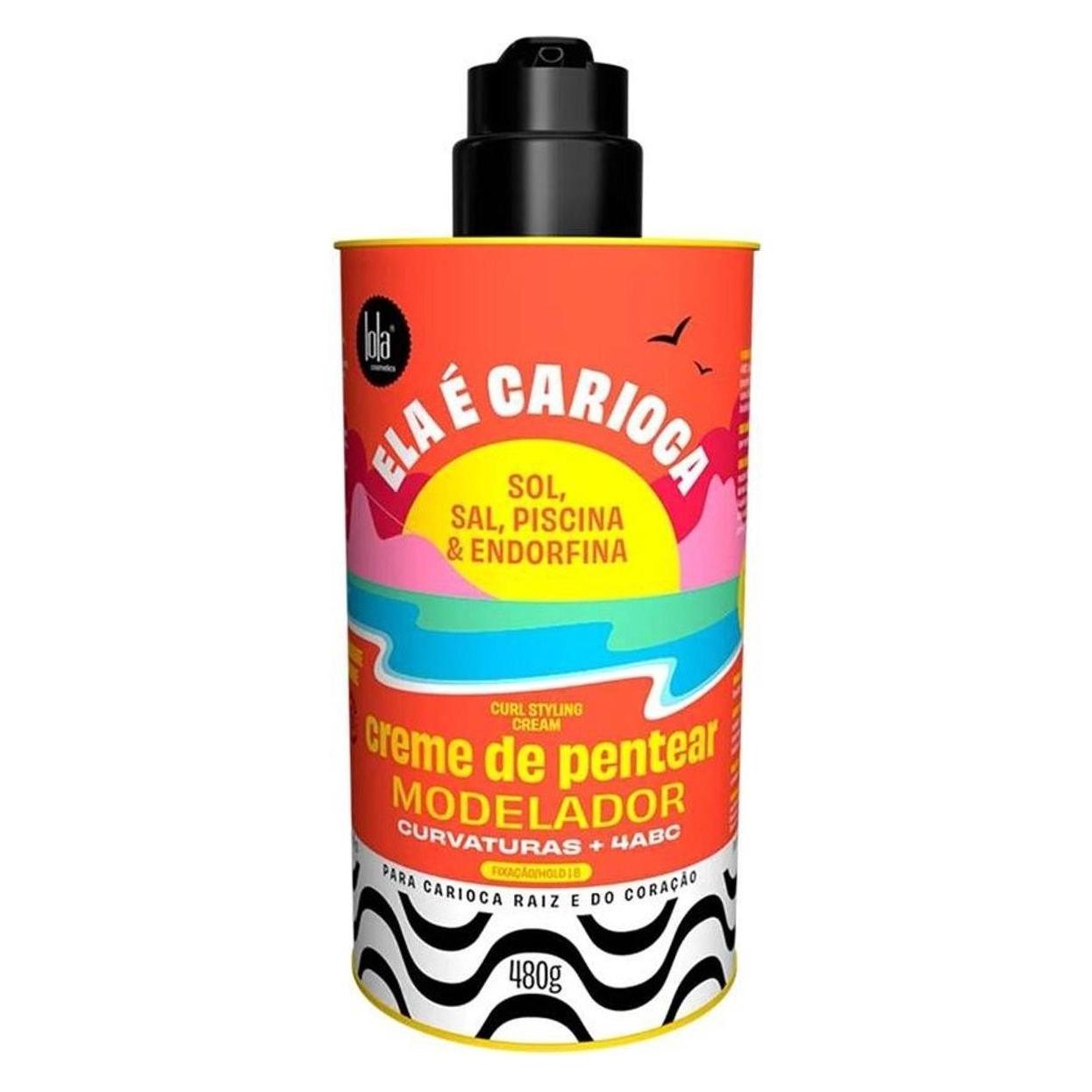 Lola Cosmetics Ela É Carioca Creme De Pentear 4Abc 480Gr. (Haarcreme, 480 g) (Ela É Carioca 4Abc)