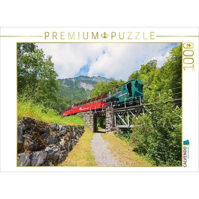 CALVENDO Puzzle Brienzer Rothornbahn | 1000 Teile Lege-Größe 64x48cm Foto-Puzzle für glückliche Stunden