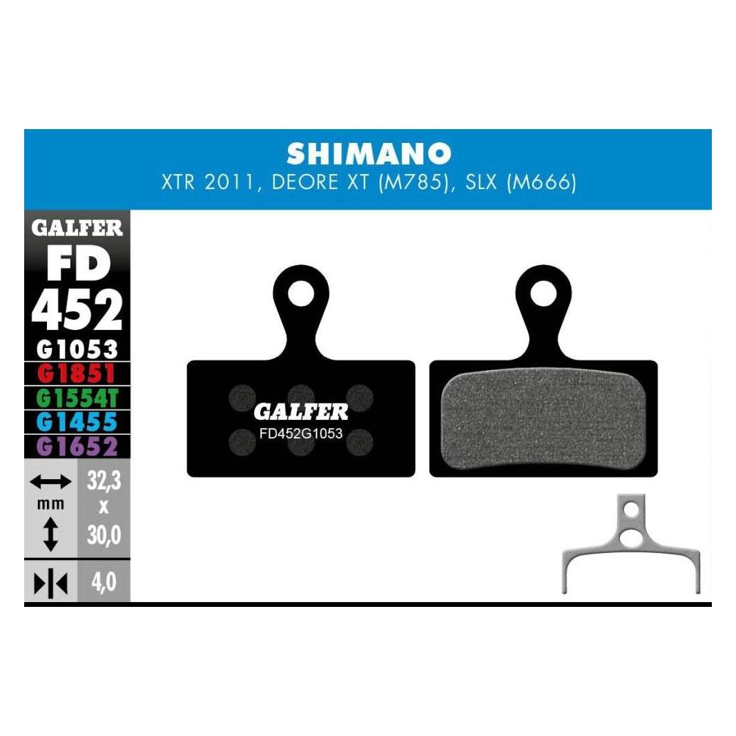 Galfer Bike Standard Bremsbeläge (Shimano, Semi-Metallisch) (FD452G1053)