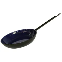 Riess Bauernpfanne 26cm Schwarz/Blau Emaille