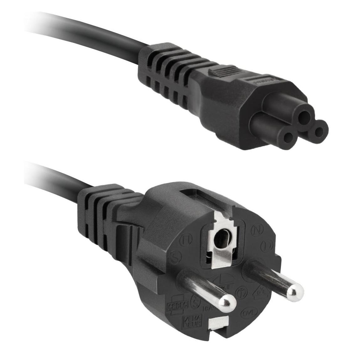 Ekon Power cord with plug and socket (1.50 m) (ECITSCHUKO15K)
